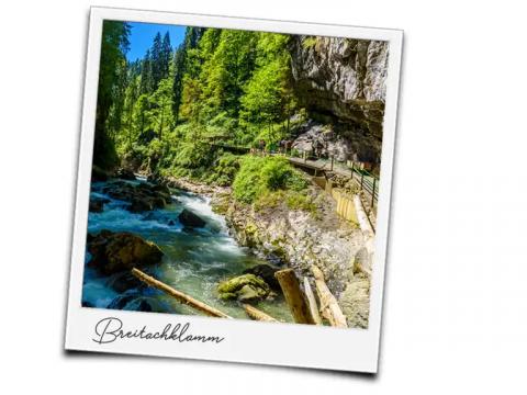 Die Breitachklamm an warmen Sommertagen zu einem wahrlich erfrischenden Erlebnis werden